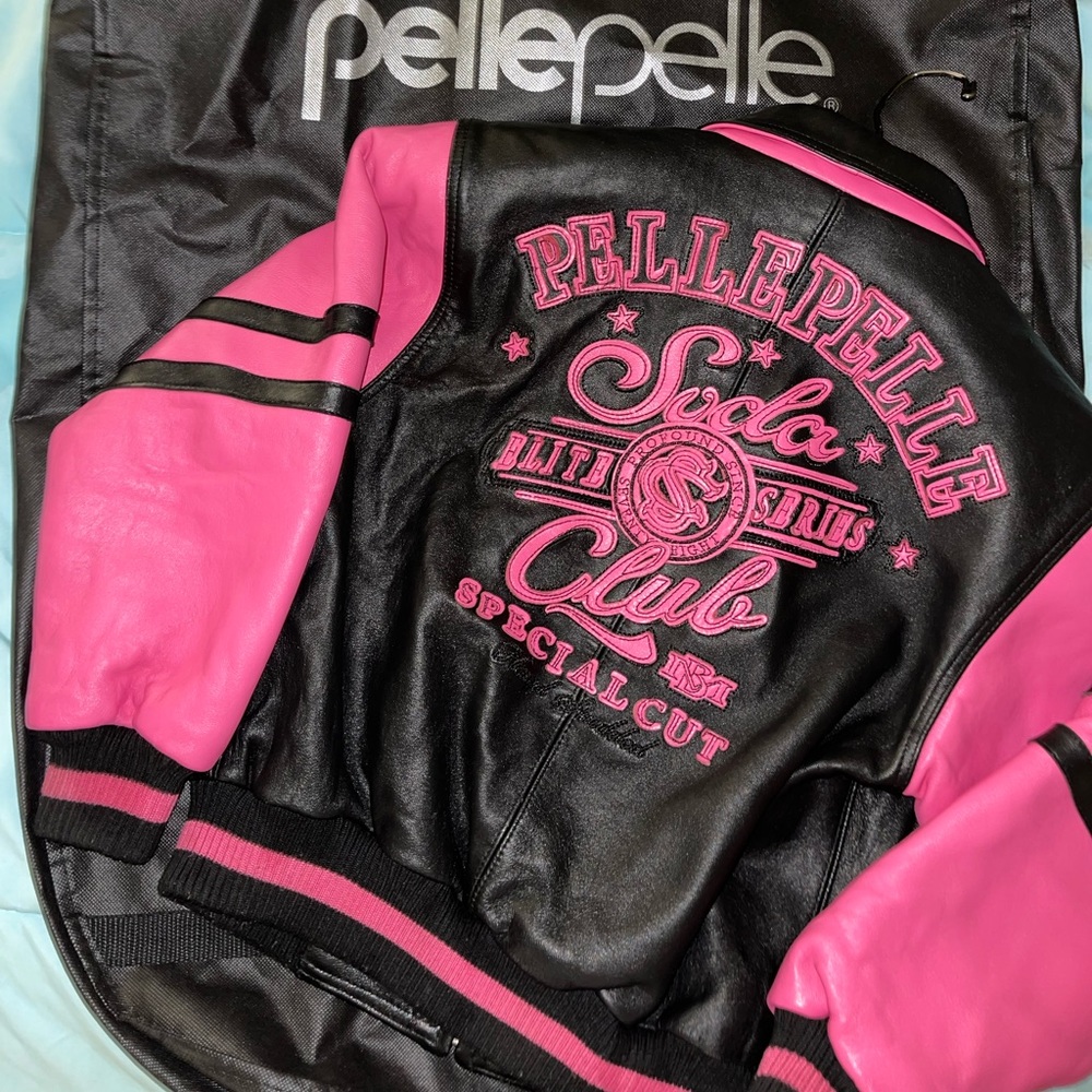 Children’s Pelle Pelle, leather bomber jacket, girls